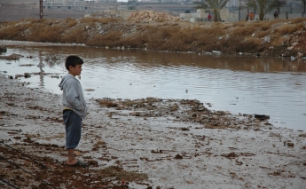 Severe flooding in Syria displaces thousands of families